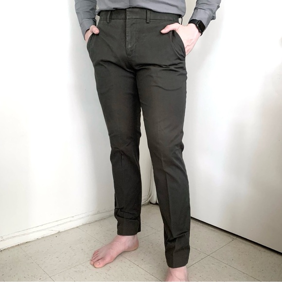 Express Dark Gray Photographer Slim Fit Pant Wedding Business Casual Work W30L32